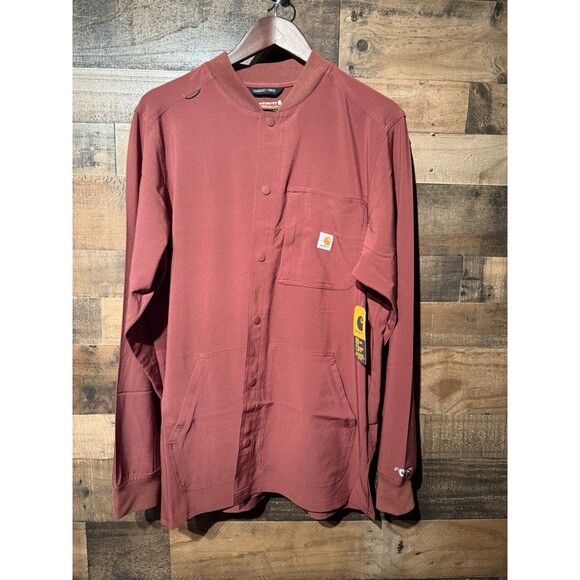 Carhartt Other - 🔥Carhartt Men’s Force Cross FLEX Modern Fit SCRUB JACKET Black L Nurse Doctor